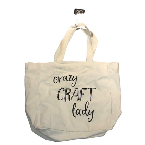 Crazy. Craft Lady reusable bag made in India - Picture 2 of 7